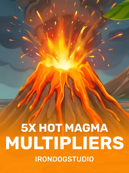 5x Hot Magma Multipliers game tile