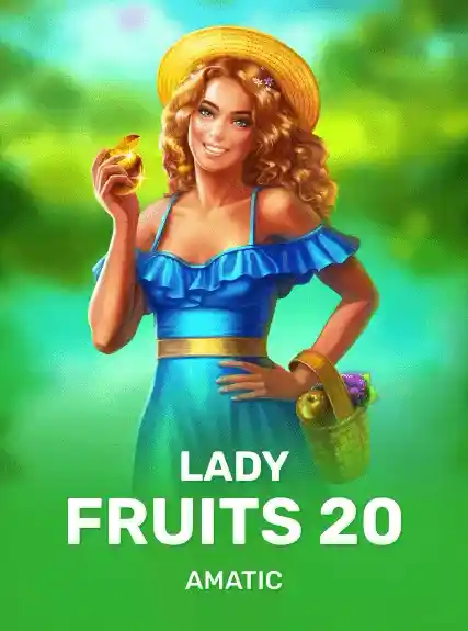 Lady Fruits 20 game tile